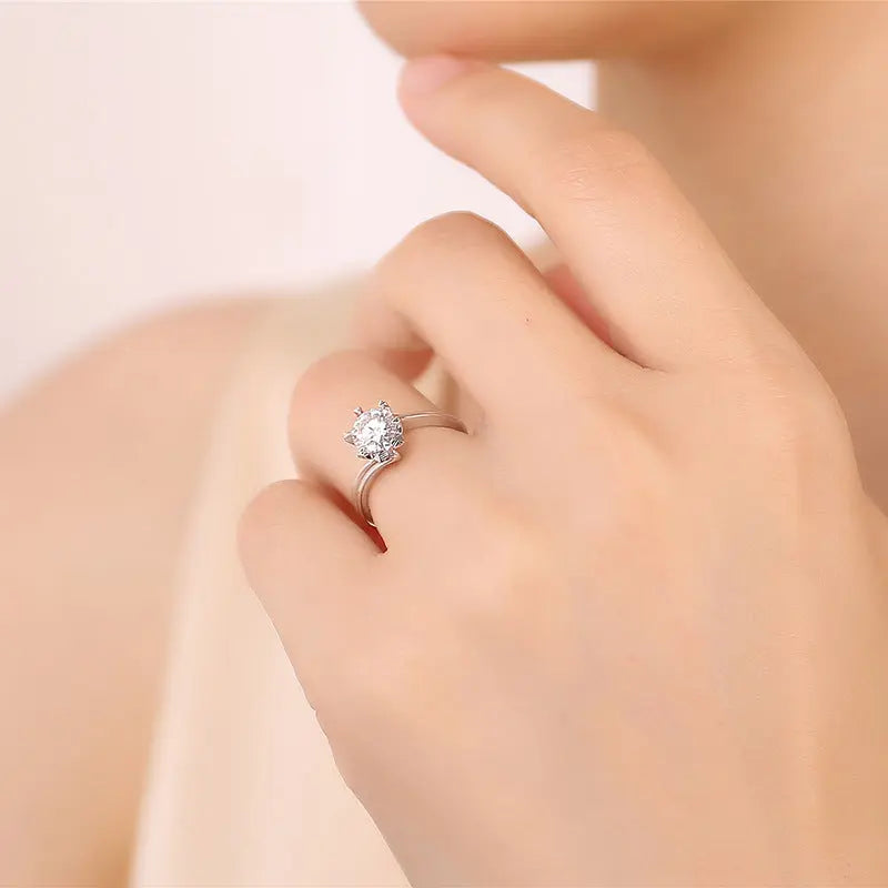 Sparkling Stone Engagement Ring shopatclassy5 shopatclassy5 rings