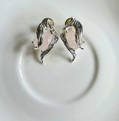 Artisanal Textured stone stud - shopatclassy5