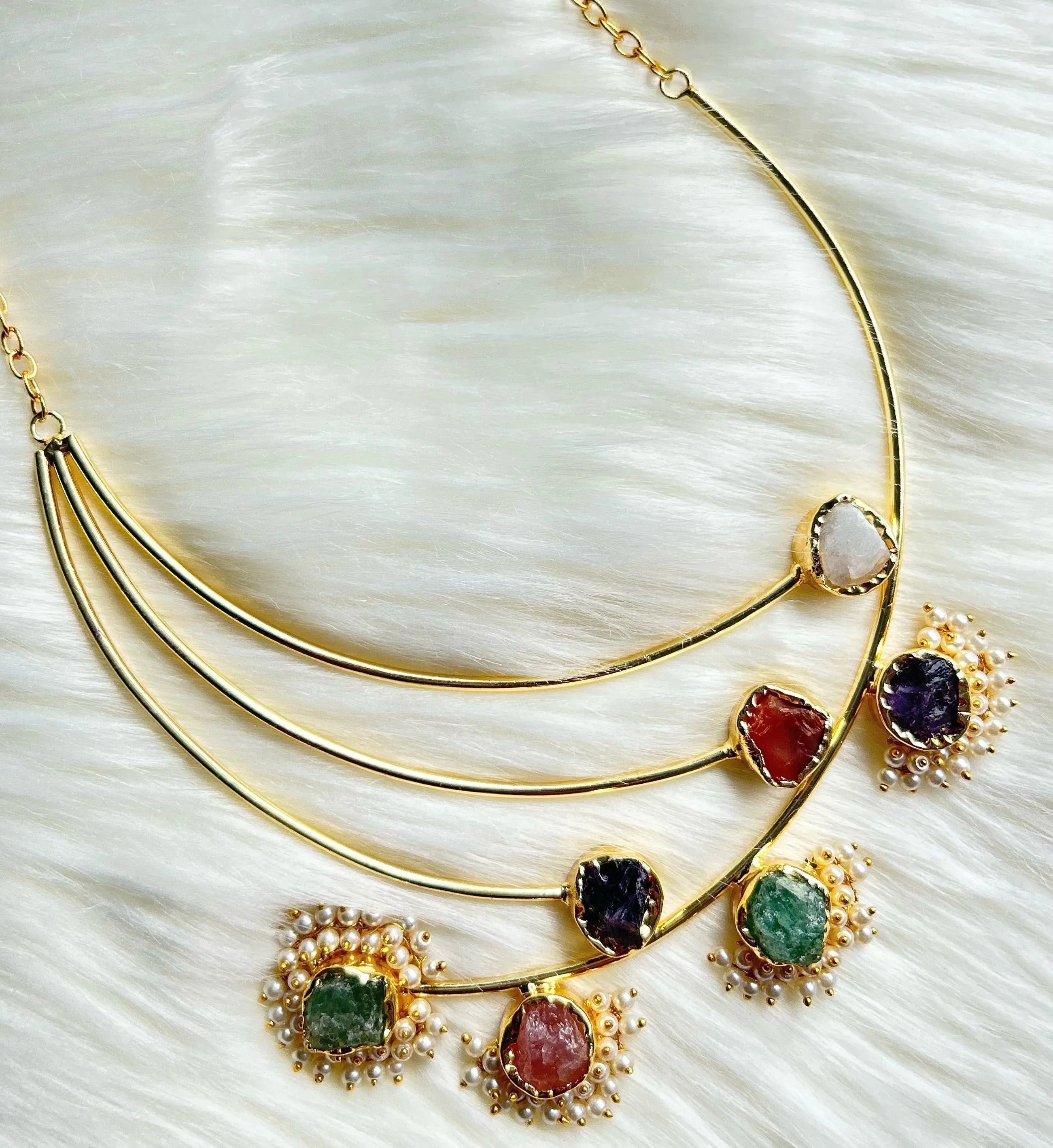 Hasli Pearl Necklace necklace My Store White