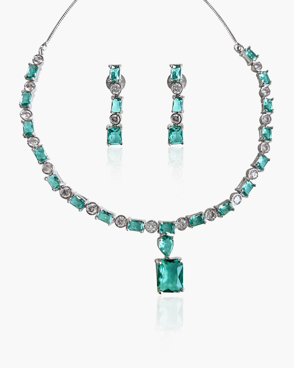 Twin sparklets Necklace
