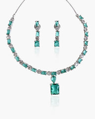 Twin sparklets Necklace