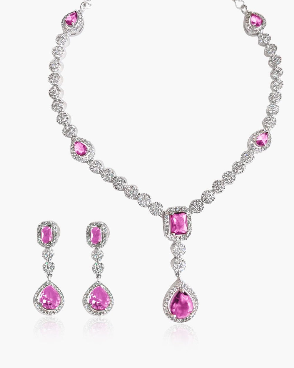 Pear cut Gem Necklace