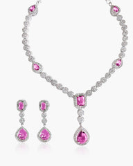 Pear cut Gem Necklace