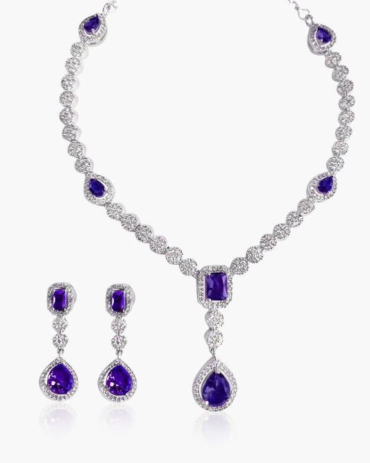 Pear cut Gem Necklace
