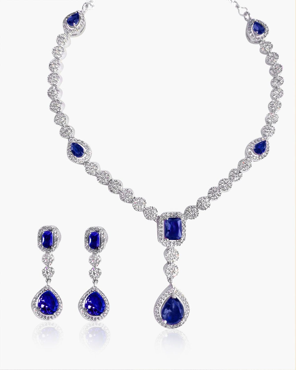 Pear cut Gem Necklace