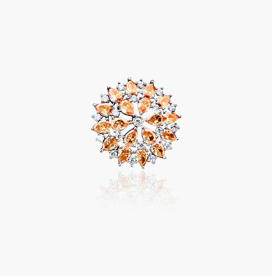 Swirl Stud Ring