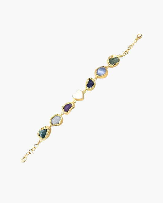 Heart and Stone Bracelet