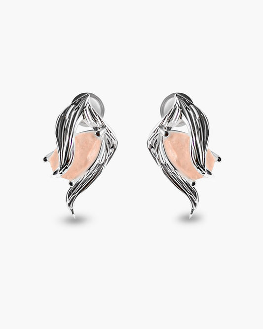 Earrings tan