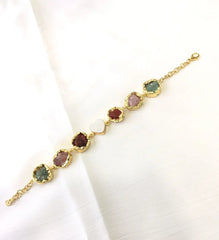 HEART AND STONE BRACELET