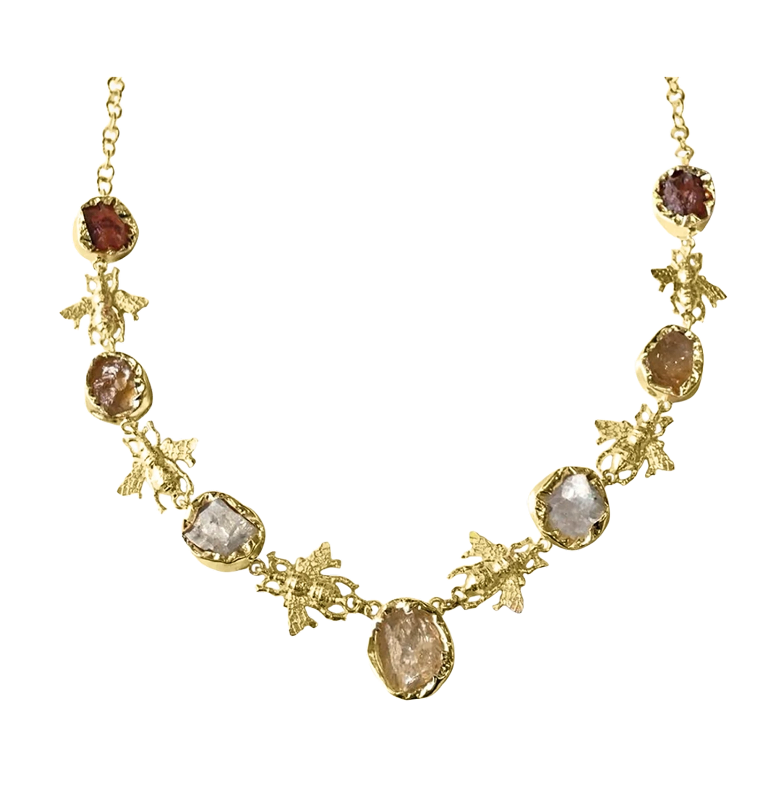 Stone strand necklace