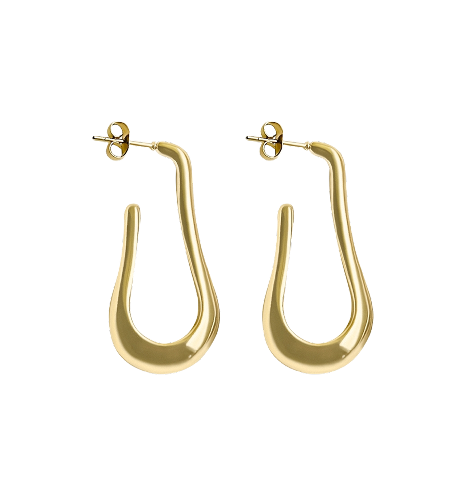 Wiggly Hoop Earrings