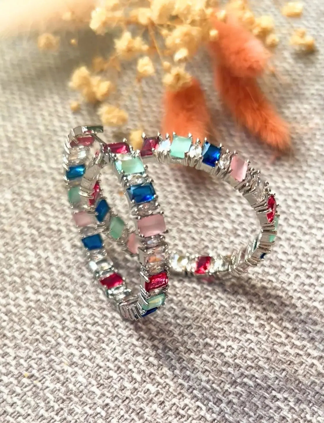 Polystud hoops- CZ - shopatclassy5