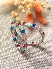 Polystud hoops- CZ - shopatclassy5