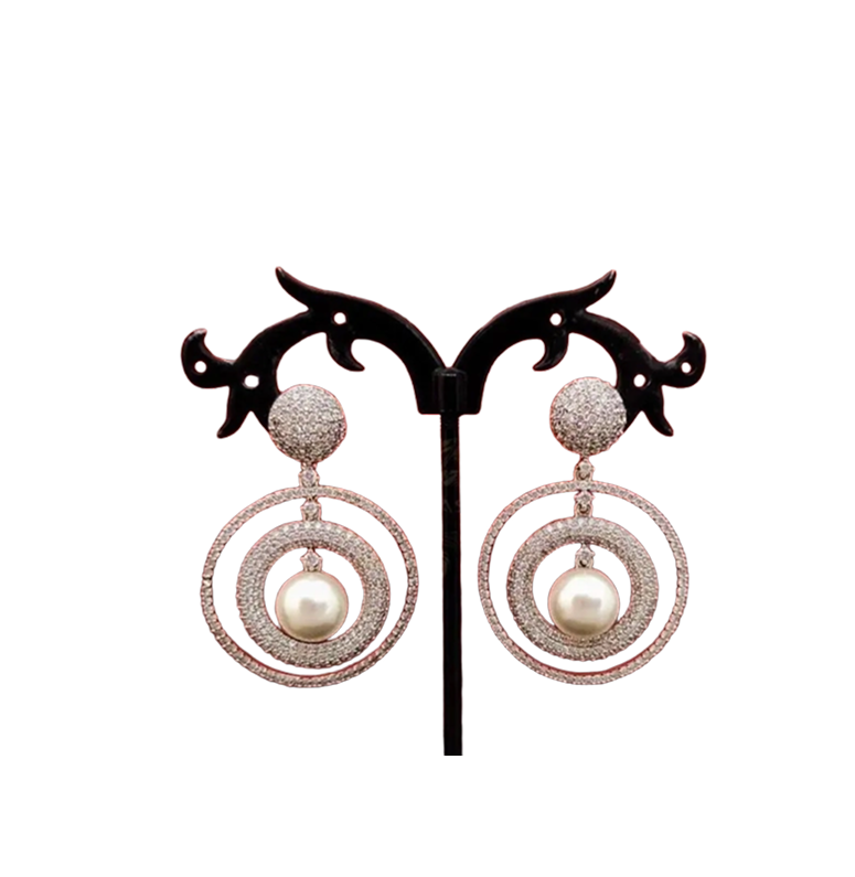 Pearl Lace Earrings