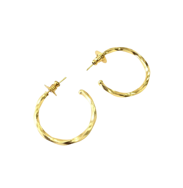 Twisted Hoops Earrings