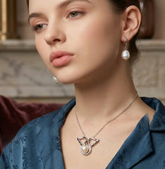 Pear_Pearl_Huggie_Hoop_Earrings