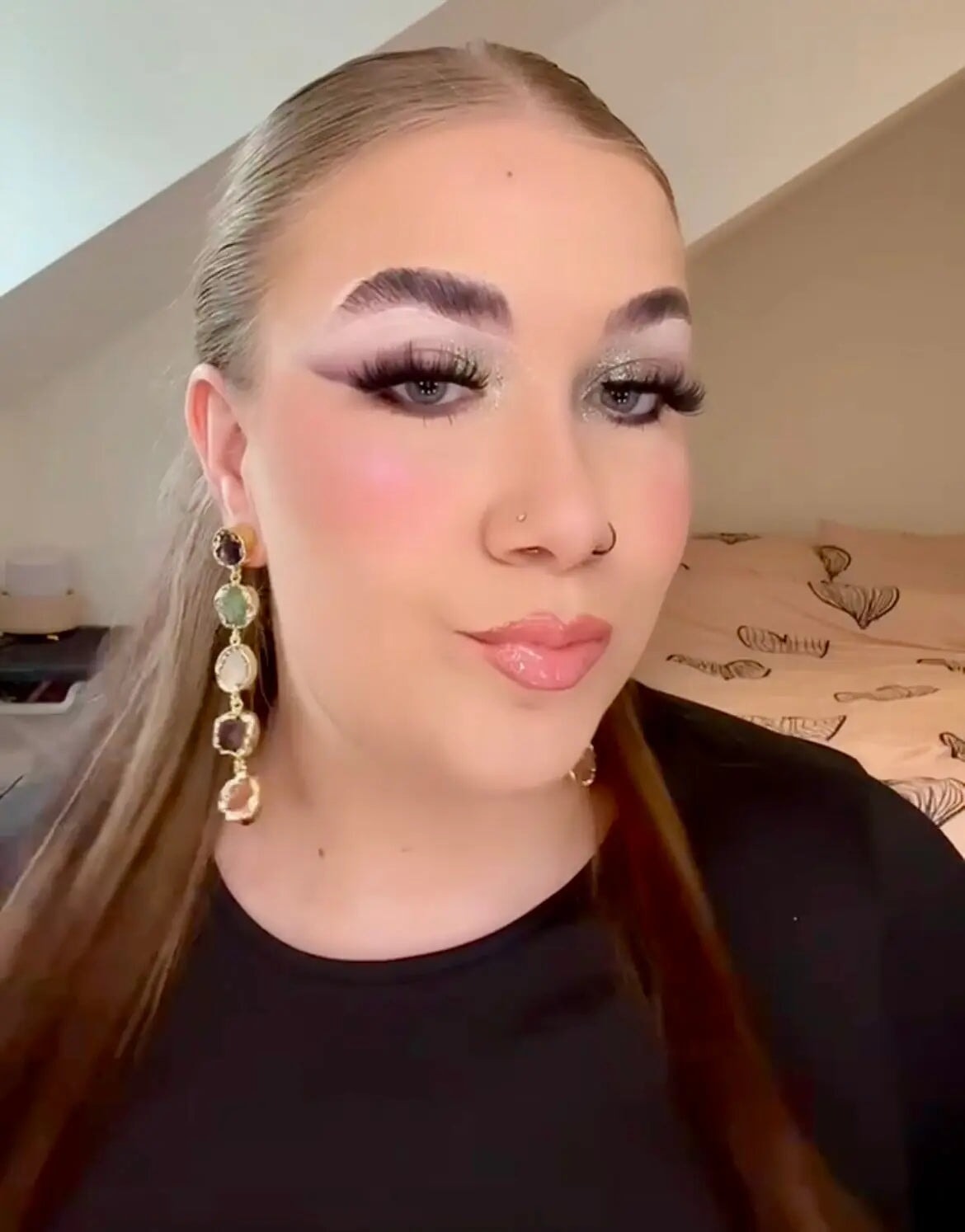 Stone Danglers earrings My Store