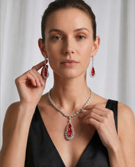 Vintage Drop Cascading Statement Necklace