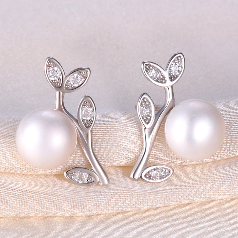 Tree of Pearl Stud Earrings