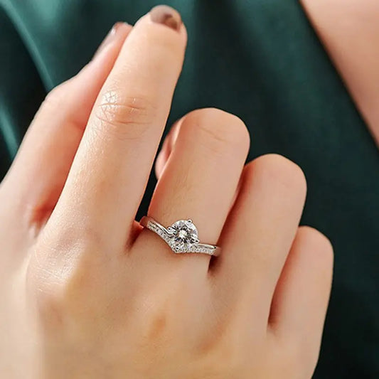 Sparkling Tiara Engagement Ring shopatclassy5 shopatclassy5 rings