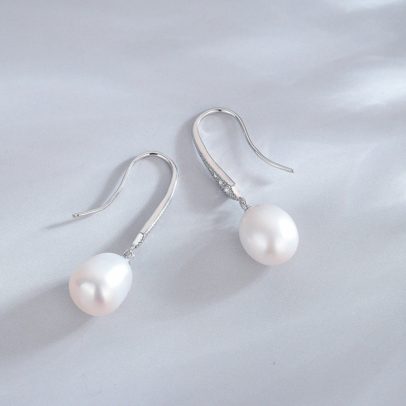 Silver Classic Drop Earrings