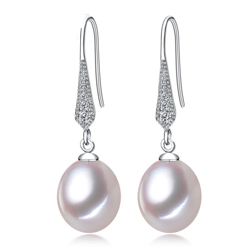 Silver Classic Drop Earrings