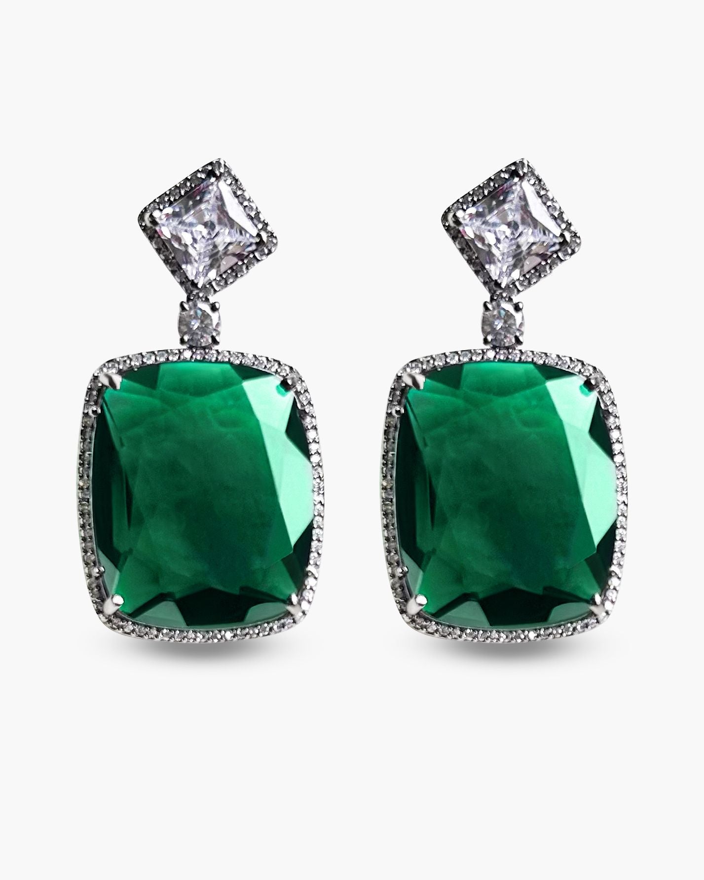 Cushion Cut Earrings
