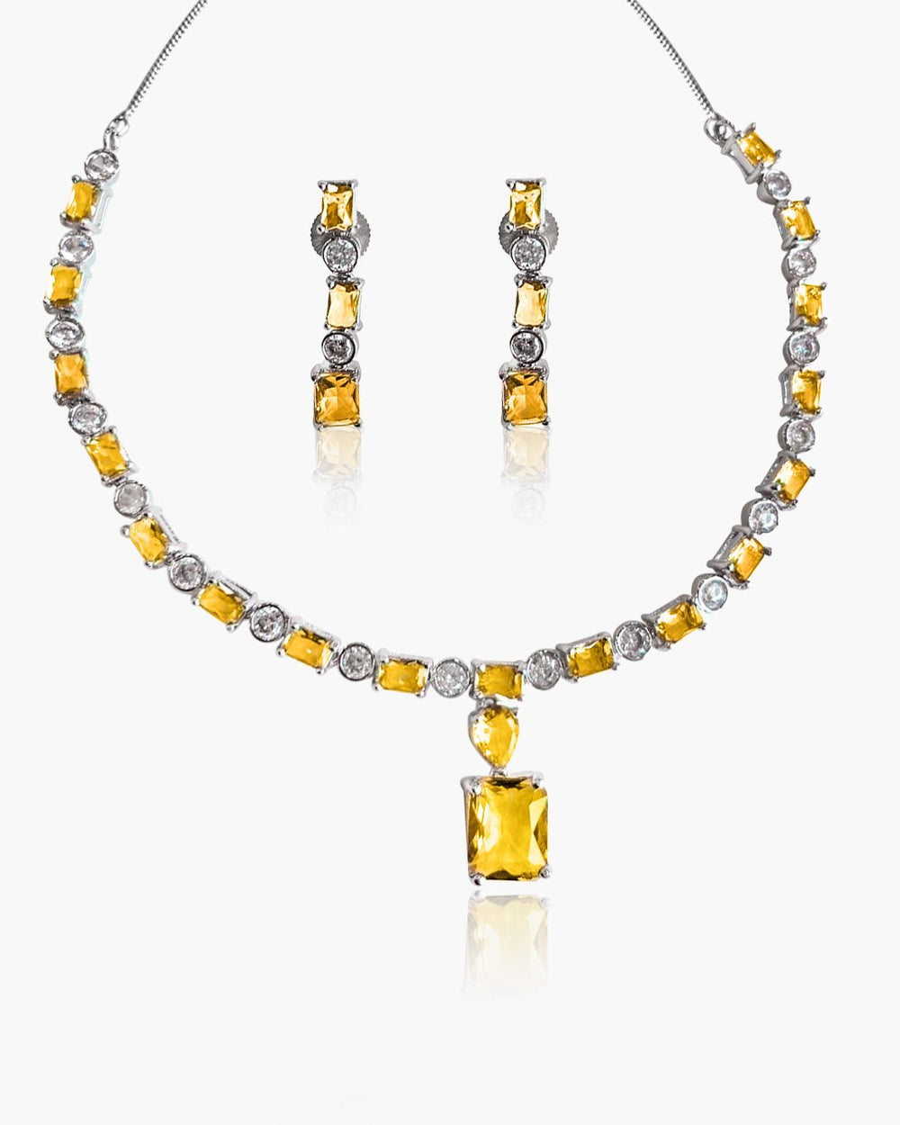 Twin sparklets Necklace