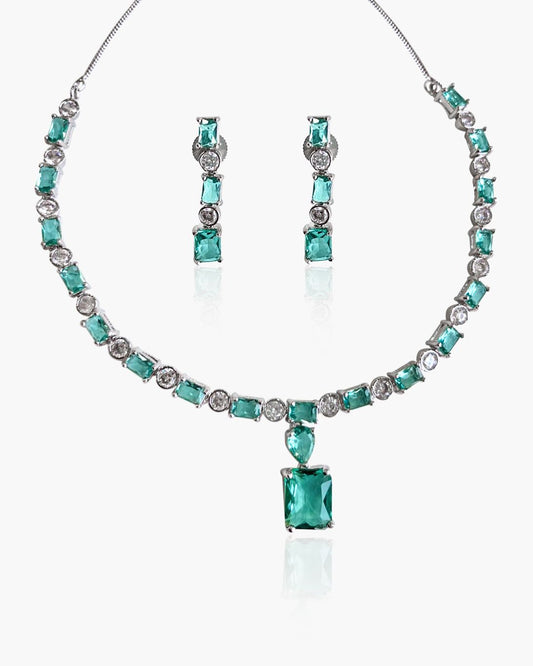 Twin sparklets Necklace