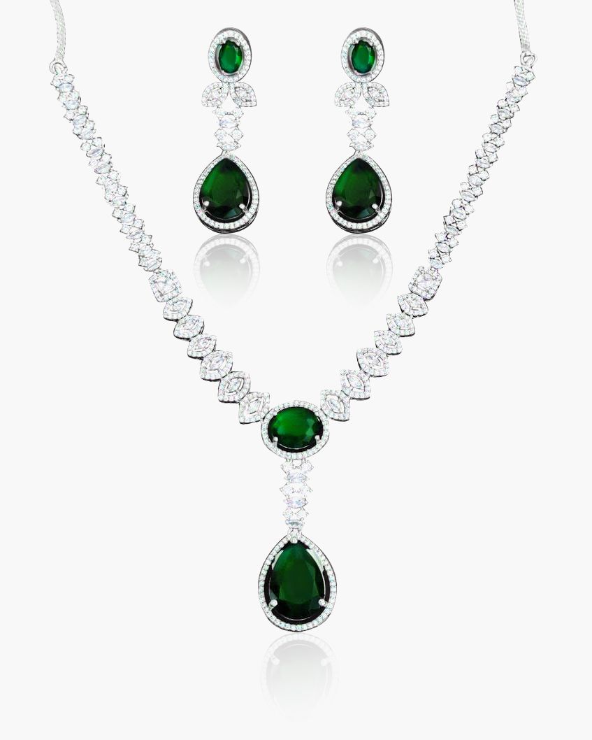 Pear cut Gem Necklace