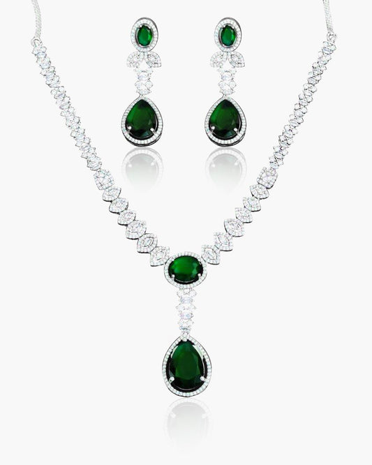 Pear cut Gem Necklace