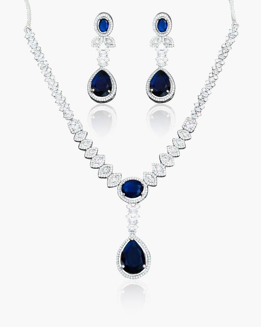 Pear cut Gem Necklace