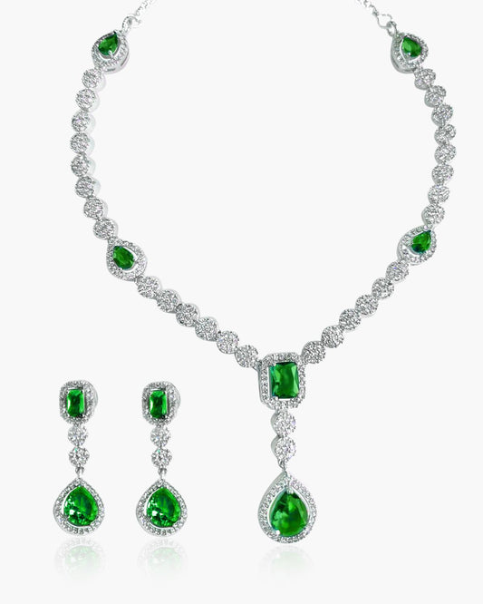 Pear cut Gem Necklace