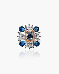 Saphire cut ring