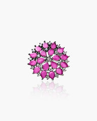 Swirl Stud Ring