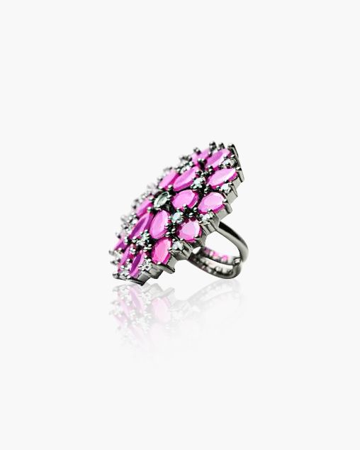Swirl Stud Ring