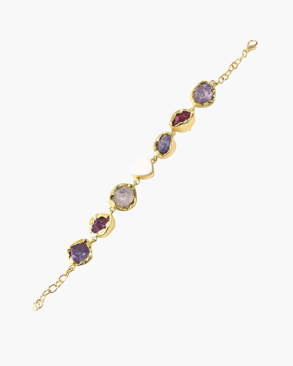 Heart and Stone Bracelet
