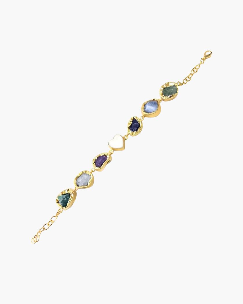 Heart and Stone Bracelet