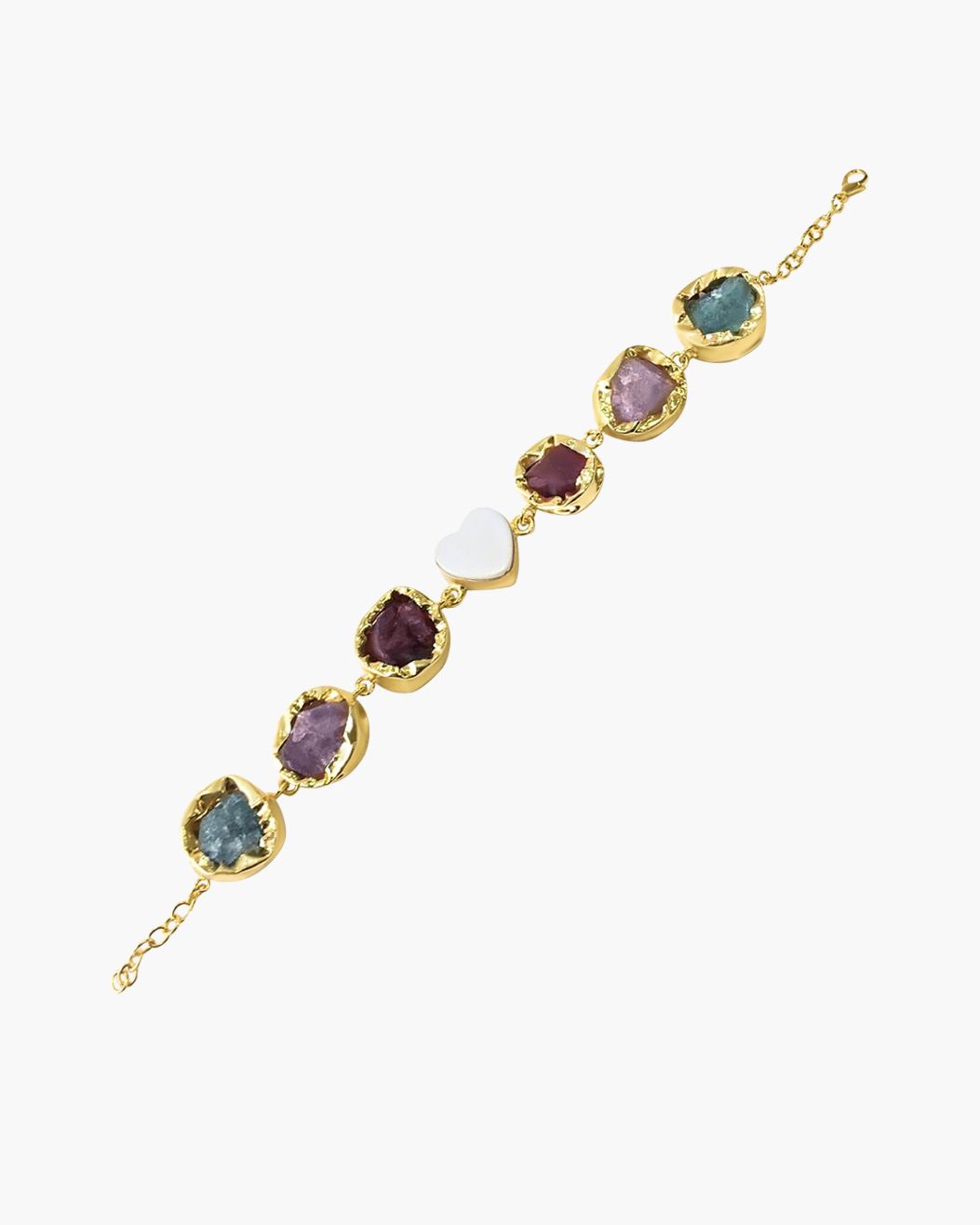 Heart and Stone Bracelet
