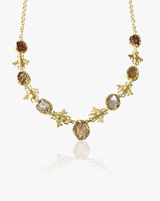 Stone strand necklace