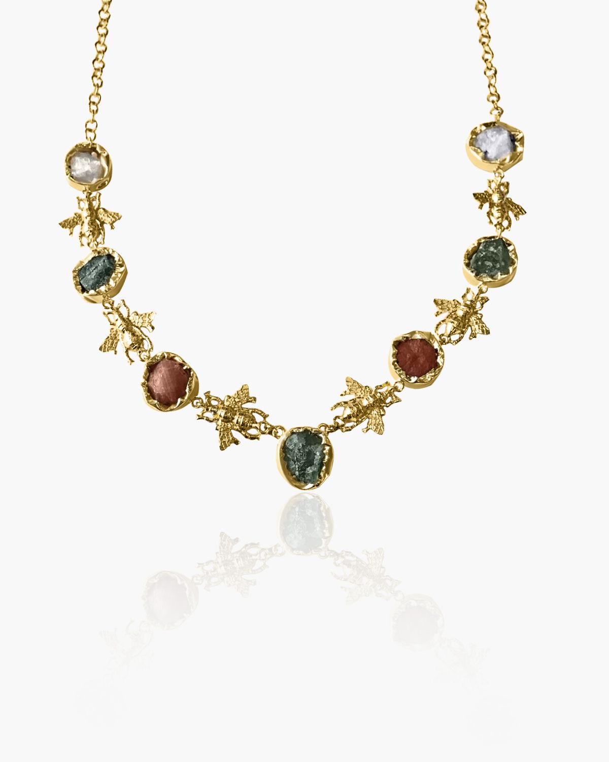 Stone strand necklace