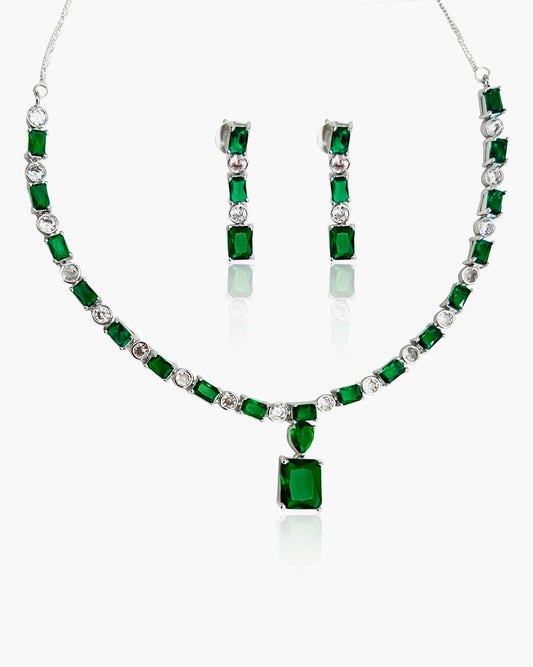 Twin sparklets Necklace