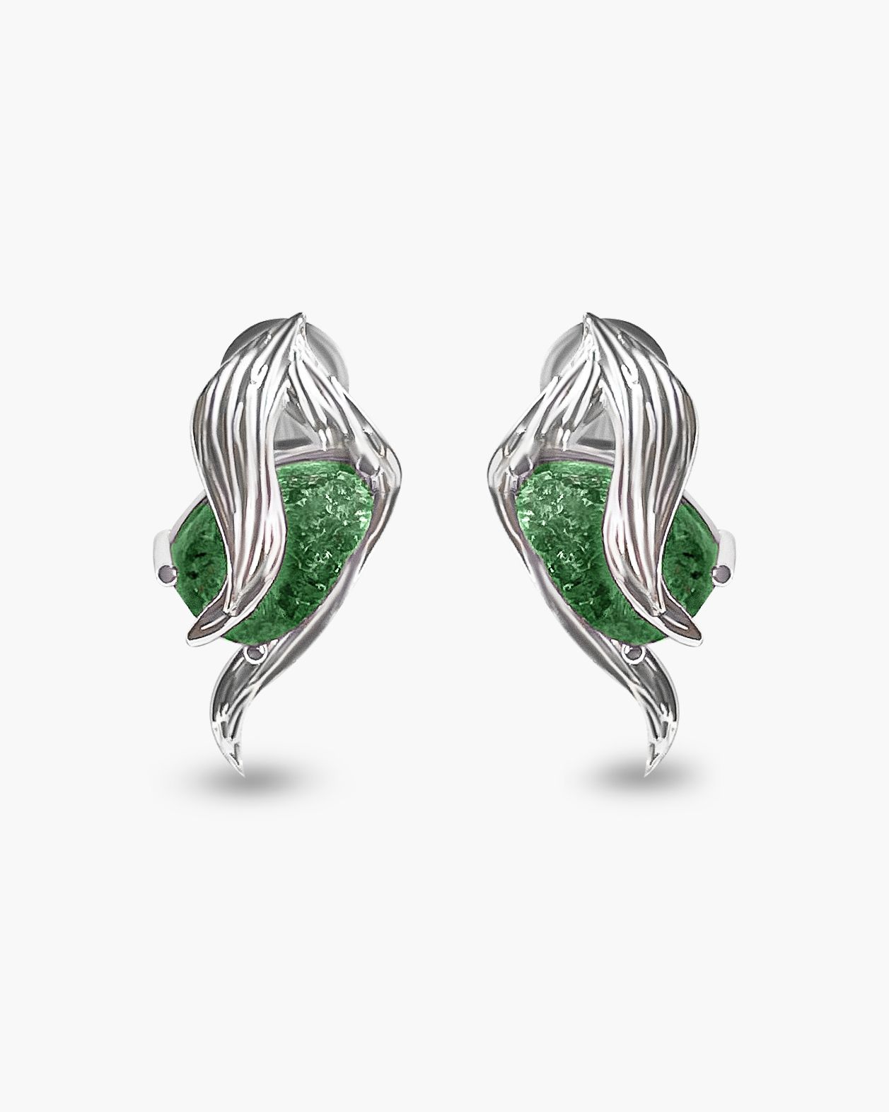 Earrings Green