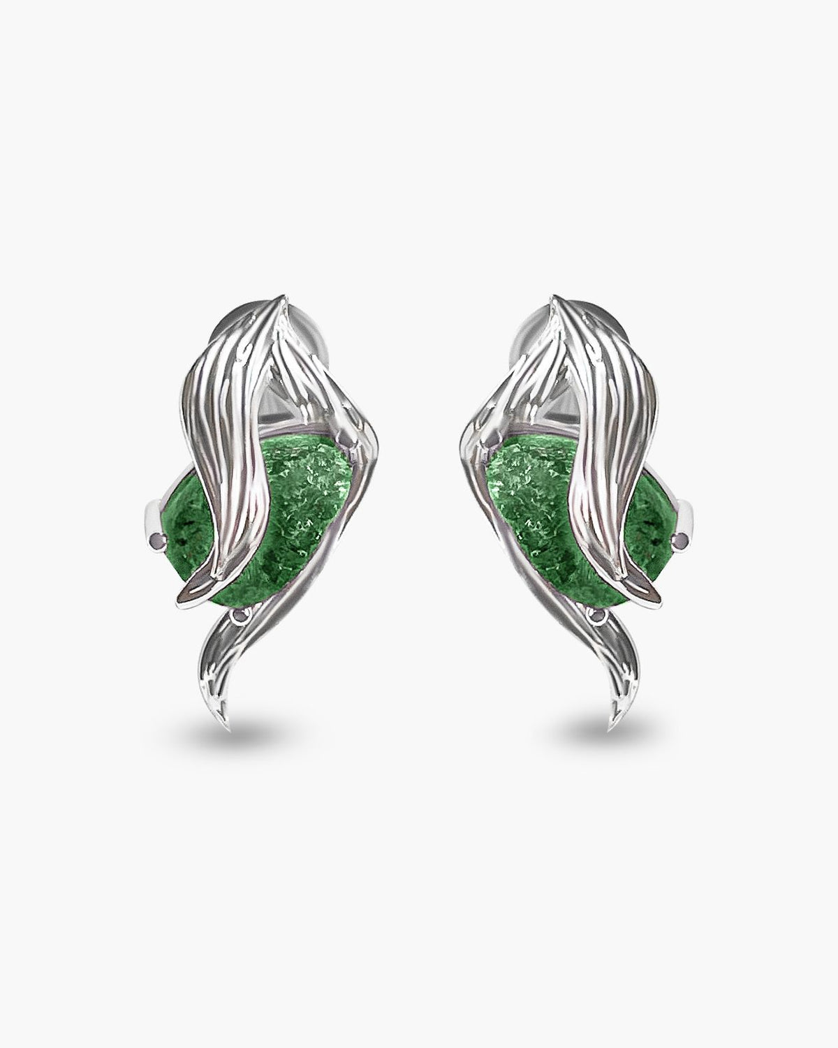 Earrings Green