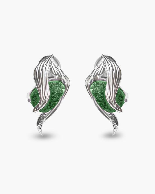 Earrings Green