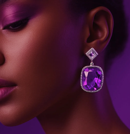 Cushion Cut Earrings