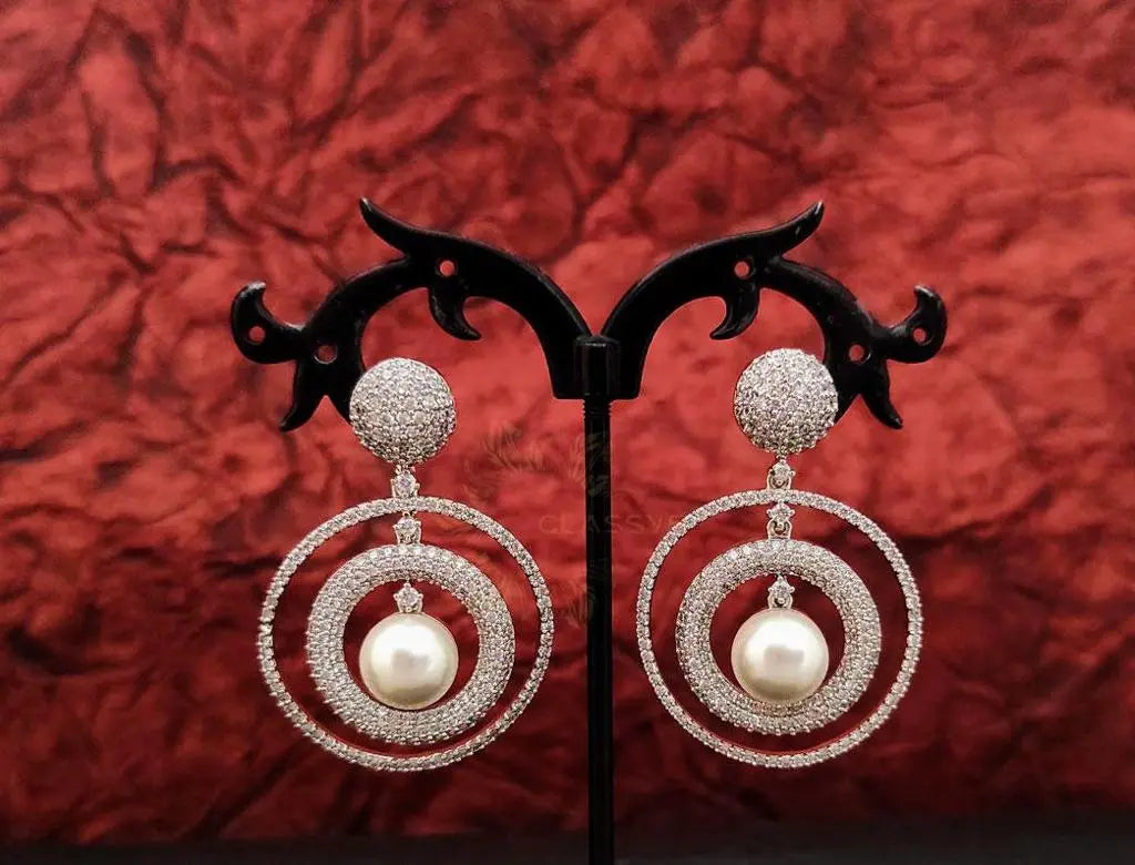 Pearl lace earrings - shopatclassy5