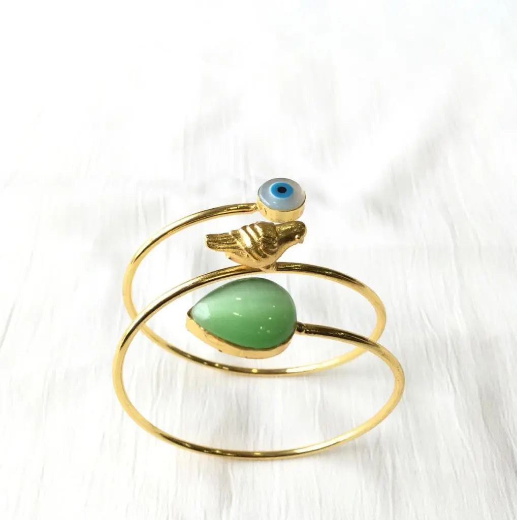 Eye-Catcher cuff bracelet My Store green 