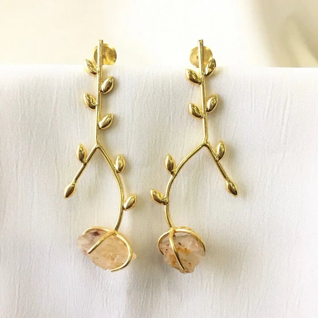 willow Tree drops earrings My Store tan 