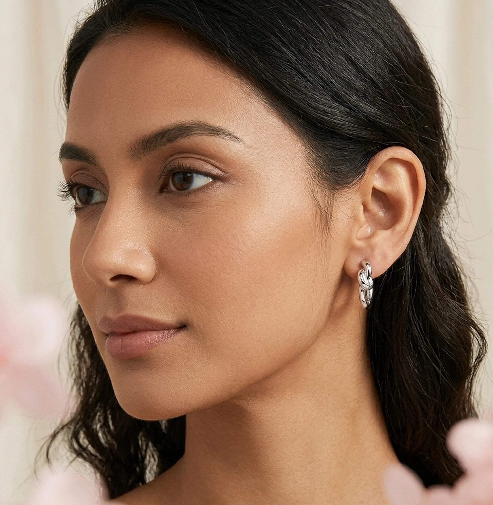 French_Knot_Hoop_Earrings